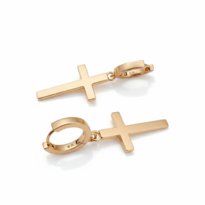 گوشواره صلیب ساده